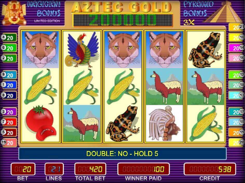Aztec Gold игровой автомат
